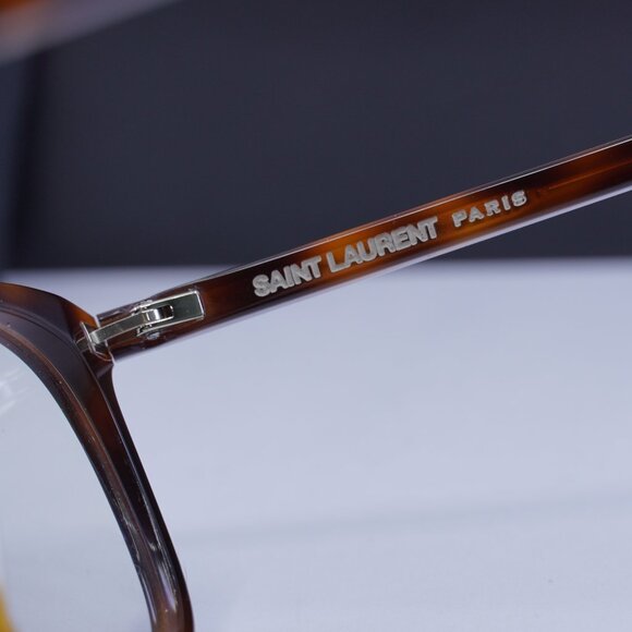 Final Price! Saint Laurent SL670 002 Havana Eyeglasses 54mm - Picture 9 of 11
